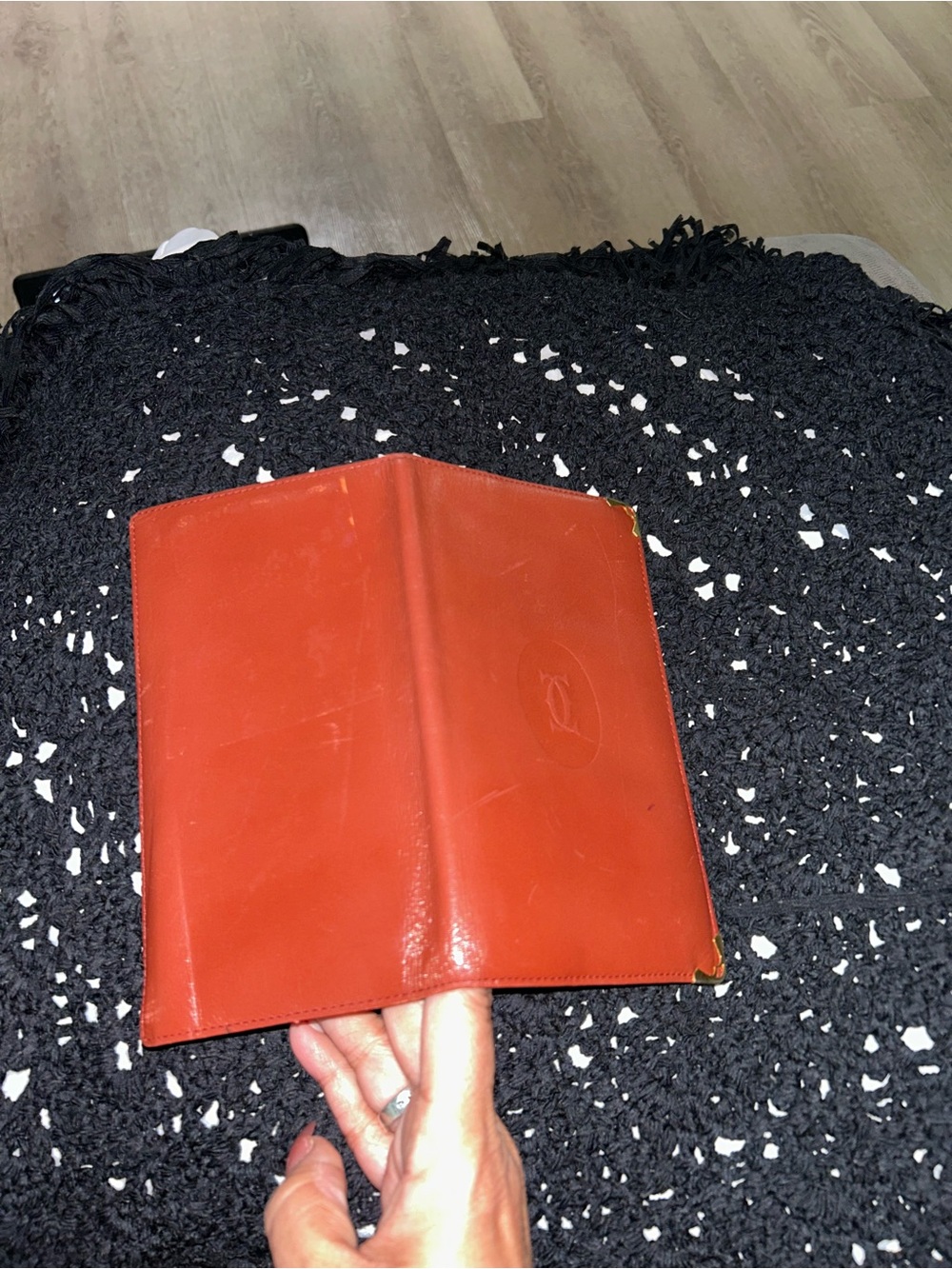 Cartier Leather Card Wallet with Gold Corners - - Picture 4 of 6